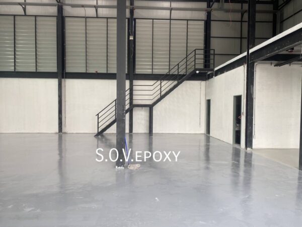 พื้น Epoxy โกดัง คลังสินค้า
